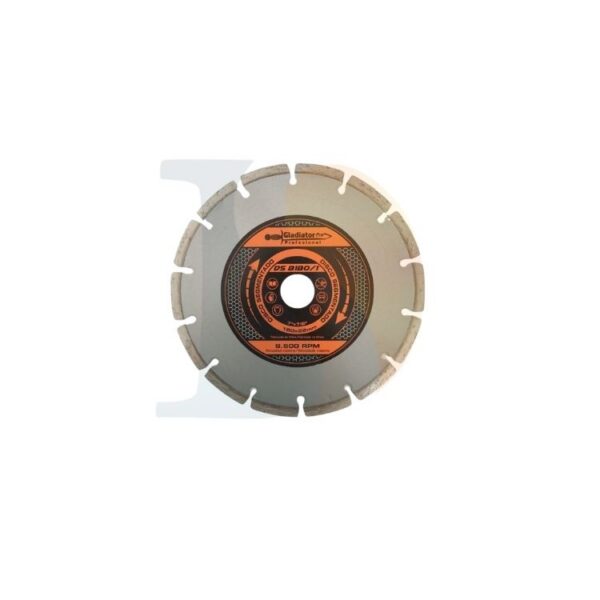 Disco diamantado segmentado 230x22mm Gladiator  [UM 1u | 25u]
