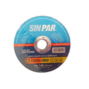 Disco abrasivo p/corte portatil 115x1.6x22.2mm  [UM 10u | 100u]