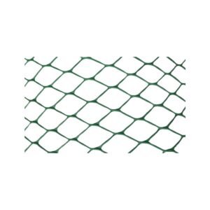Malla plastica romboidal 15x15mm 1.20x50mts verde  [UM 1u ]