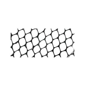 Malla plastica romboidal 15x15mm 1x50mts negro  [UM 1u ]