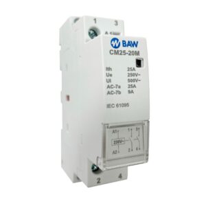 CONTACTOR MODULAR 2P 1.1kW/AC-7b In=25A. 1 modulo#  [UM 1u | 12u]