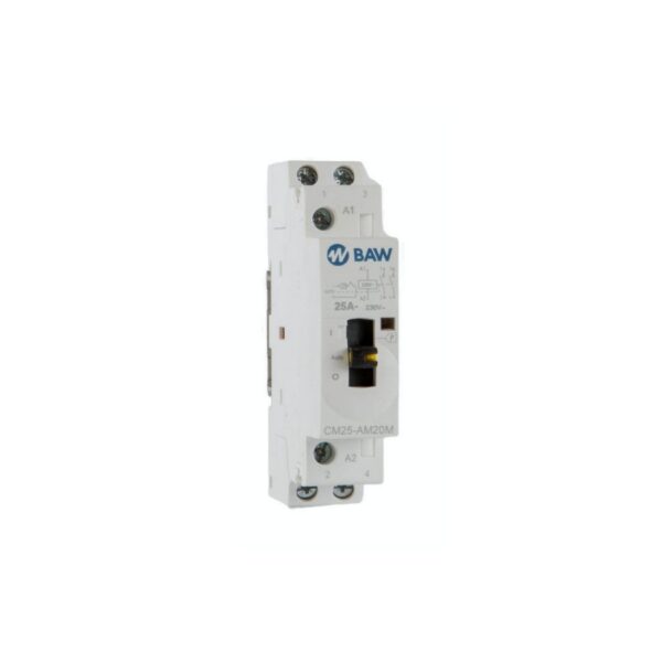 CONTACTOR MODULAR C/MANDO MANUAL 2P 1.1kW/AC-7B I#  [UM 1u | 12u]