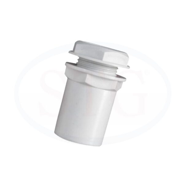 Conector blanco 1 1/2″ rigido liviano  [UM 1u | 50u]
