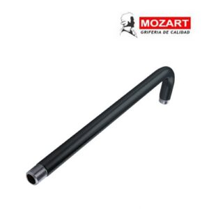 Brazo p/lluvia negro 90° 35cm acero inoxidable  [UM 1u | 100u]