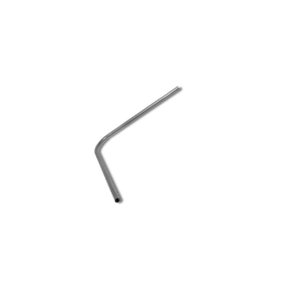 Barral Curvo L Aluminio Natural 090  [UM 1u | 6]