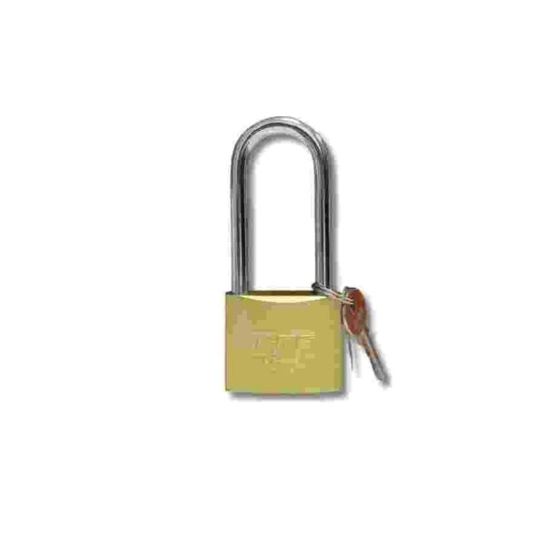Candado Igma 50mm aro largo satinado tambor bronce  [UM 6u | 120u]