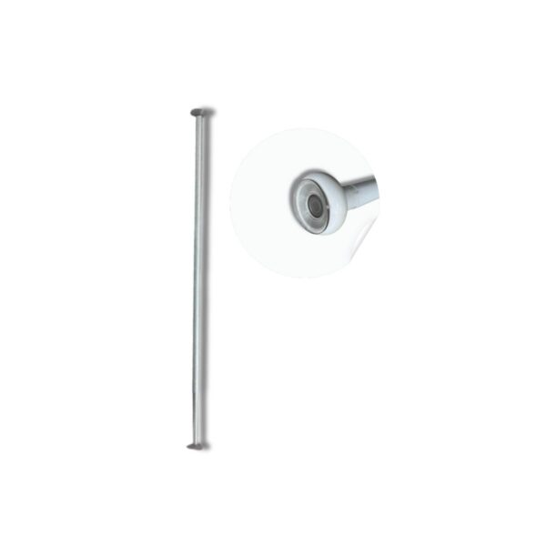 Barral Ext Aluminio Lujo Blanco 2,4M  [UM 1u | 12]