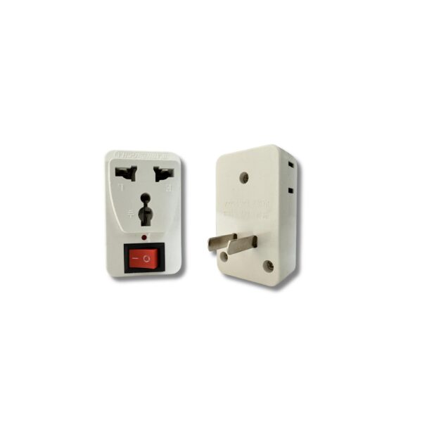 Adaptador viajero universal c/ ficha  [UM 1u | 20u | 600u]