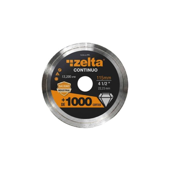 Disco diamantado continuo 7″/180mm zelta  [UM 1u | 40u]