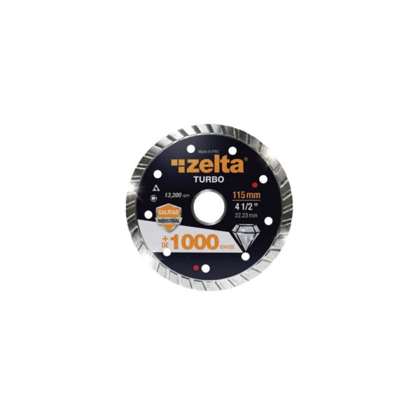 Disco diamantado turbo 9″/230mm zelta  [UM 1u | 20u]