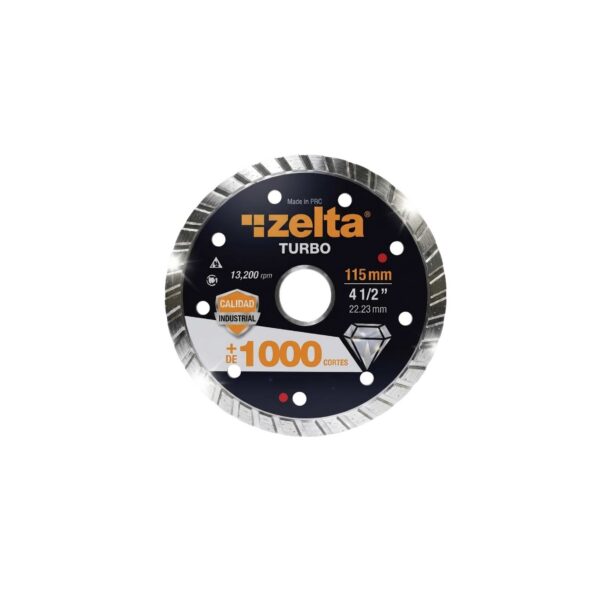 Disco diamantado turbo 7″/180mm zelta  [UM 1u | 40u]