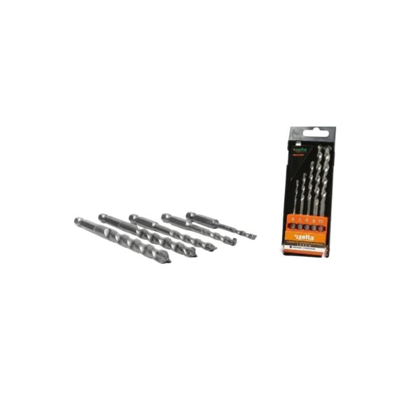 Kit mecha widia vastago hexagonal x 5 pc 4/5/6/8/10mm zelta  [UM 1u | 100u]