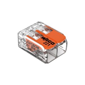 Conector de empalme p/3 conductores hasta 4mm [UM 25u]