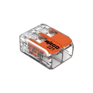 Conector de empalme p/2 conductores hasta 6mm [UM 10 | 50u | 500u]