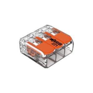 Conector de empalme p/3 conductores hasta 6mm [UM 10 | 50u | 500u]