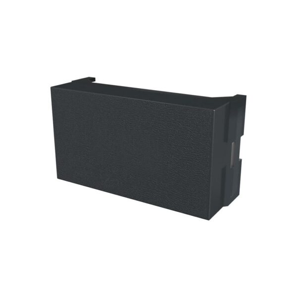 Modulo tapon ciego negro Platinium [UM 100u | 600u]