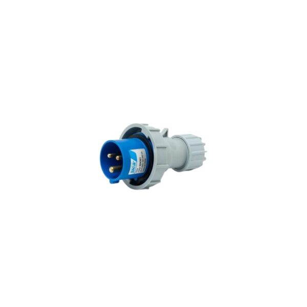 Ficha industrial 2p + t 16a ip67  [UM 1u | 5u | 90u]