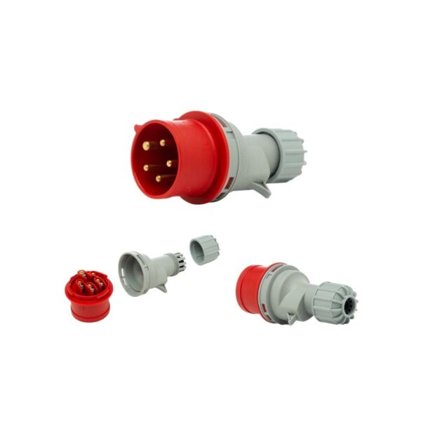 Ficha industrial 3p + t + n 16a  [UM 1u | 5u | 120u]
