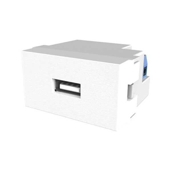 Modulo toma usb Platinum blanco [UM 1u | 10u | 60u]
