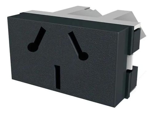 Modulo toma binorma negro Platinum [UM 25u | 50u | 300u]