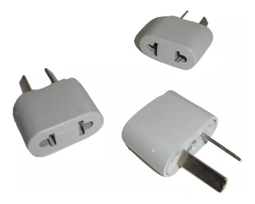 Adaptador americano/aleman p/plana blanco  [UM 1u | 100u]