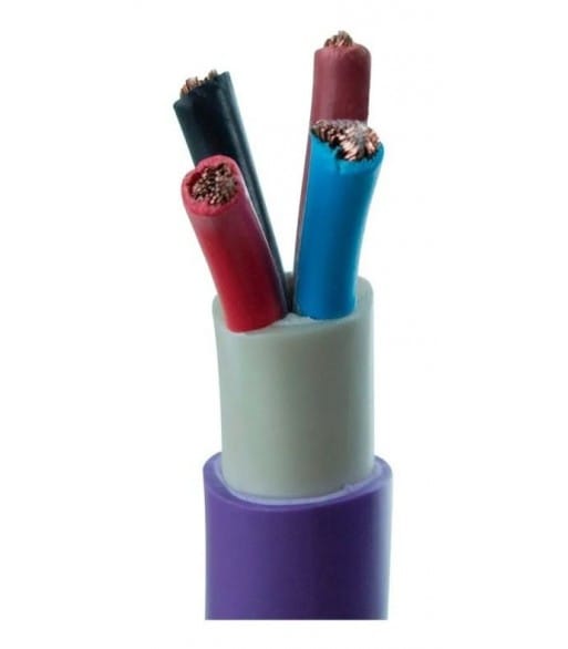 Cable subterraneo 4x10mm x metro Normalizado Sellado  [UM 1u ]