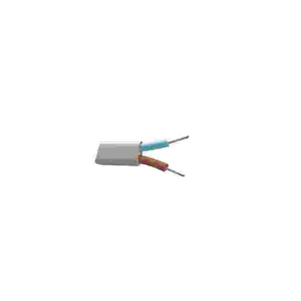 Cable vaina plana 2×2.5mm blanco Nasello  [UM 1u ]