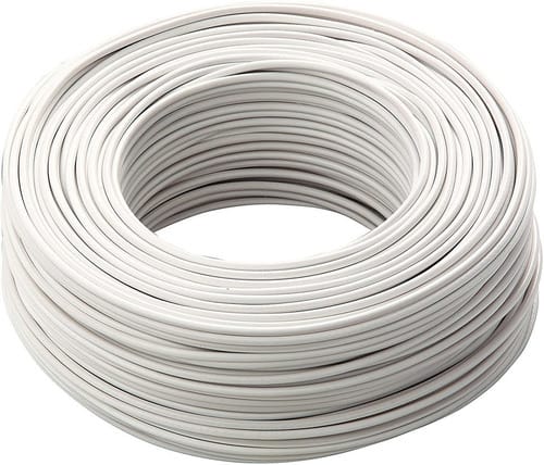Cable economico unipolar 1.5mm blanco  [UM 1u ]
