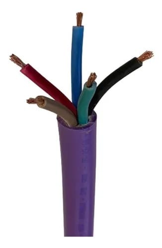 Cable subterraneo 5x4mm x metro Normalizado Sellado  [UM 1u ]