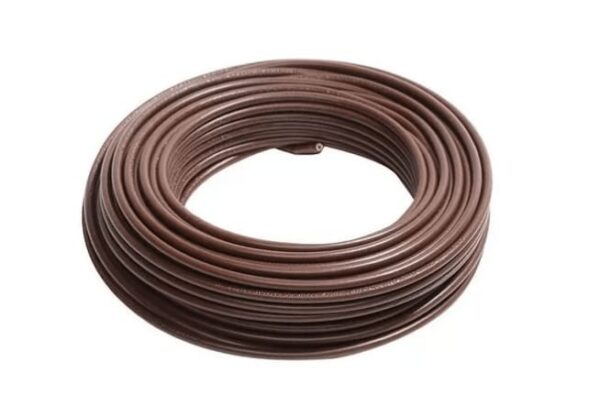 Cable economico unipolar 6mm marron  [UM 1u ]
