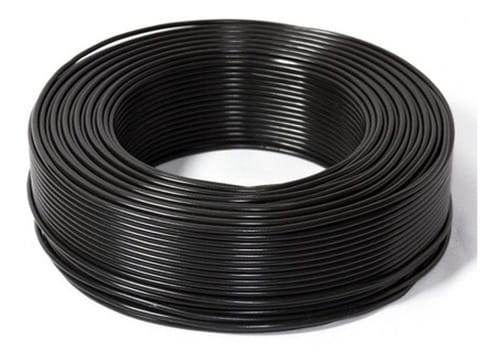 Cable economico unipolar 6mm negro  [UM 1u ]