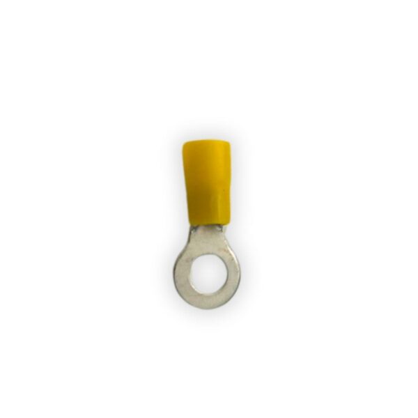 Terminal ojal 6mm amarillo [UM 100u]
