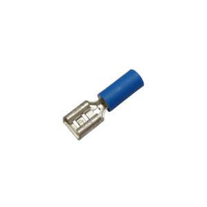 Terminal pala hembra 6.3mm azul [UM 100u]