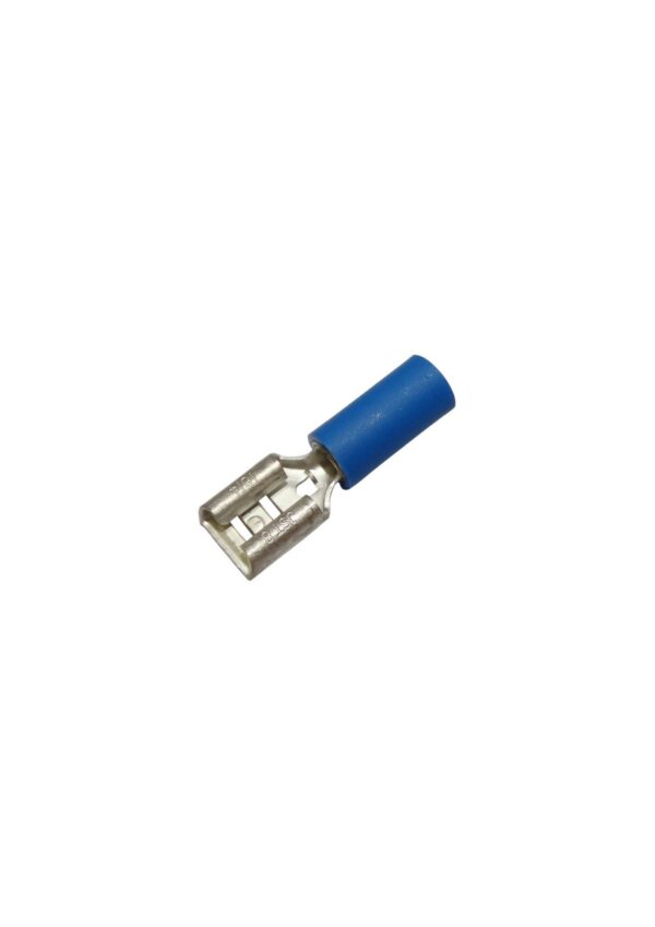 Terminal pala hembra 6.3mm azul [UM 100u]