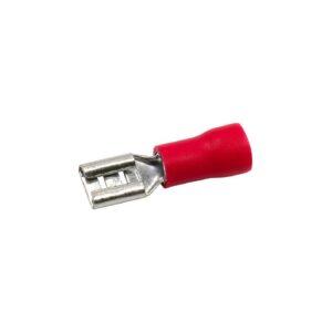Terminal pala hembra 6.3mm rojo [UM 100u]