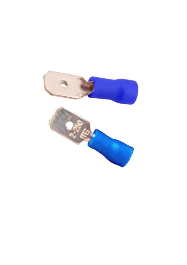 Terminal pala macho 6.3mm azul [UM 100u]