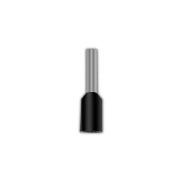 Terminal puntera hueca 1.5mm negro [UM 100u | 500u]