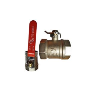 Valvula esferica bronce 2 1/2"  [UM 1u | 10u]