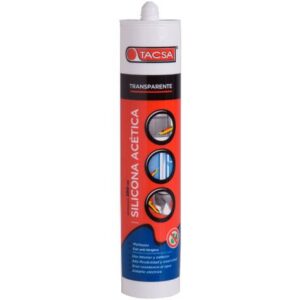Silicona acetica transparente 280ml  [UM 1u | 24u]