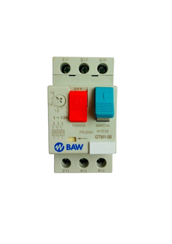 GUARDAMOTOR 3P 1-1.6 AMP CLASE 10#  [UM 1u  ]