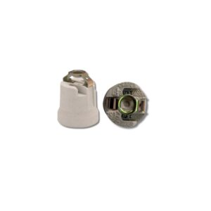 Portalamparas ceramico c/puente [UM 25u | 400u]