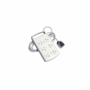 Prolongador 6t c/cable 1,5 mts blanco [UM 1]