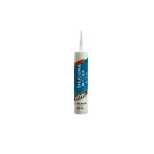 Silicona acetica 250ml Telplast transparente [UM 1u | 12u | 1584]