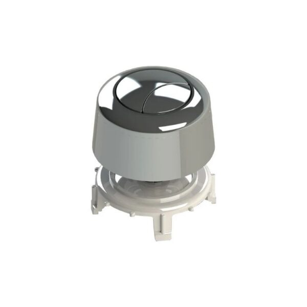 Boton de accionamiento cromado doble servo [UM 1u | 100u]