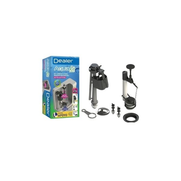 Conjunto accionamiento Aqua Kit 1/2″ superior a apoyo cromado [UM 1u | 12u]
