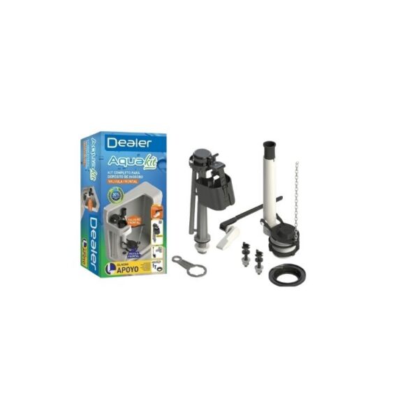 Conjunto accionamiento Aqua Kit 1/2″ cromado palanca a apoyo [UM 1u | 12u]