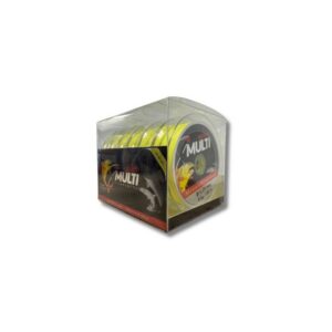 Multifilamento Grilon 8X p/pesca amarillo 0.25mm caja [UM 6u | 36u]