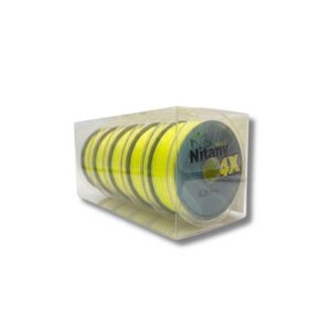 Multifilamento Nitanyl 4X p/pesca amarillo 0.25mm caja [UM 6u | 36u]