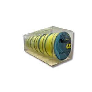 Multifilamento Nitanyl 4X p/pesca amarillo 0.35mm caja [UM 6u | 36u]