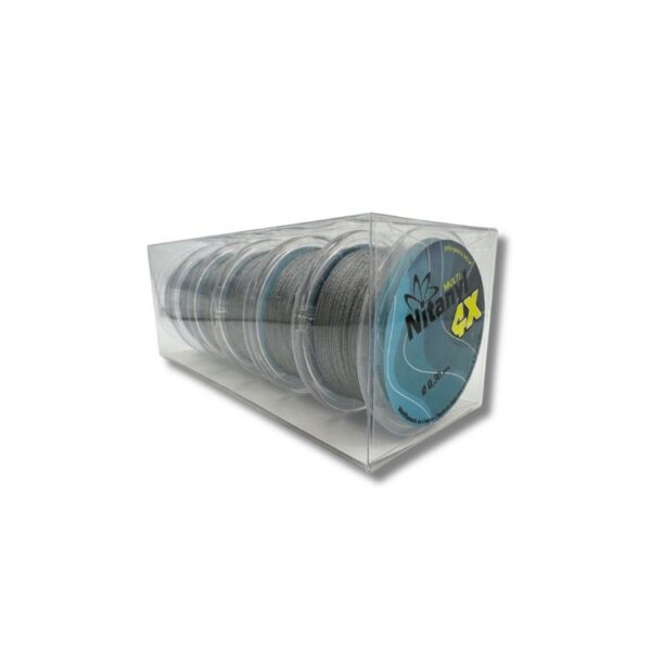 Multifilamento Nitanyl 4X p/pesca gris 0.30mm caja [UM 6u | 36u]